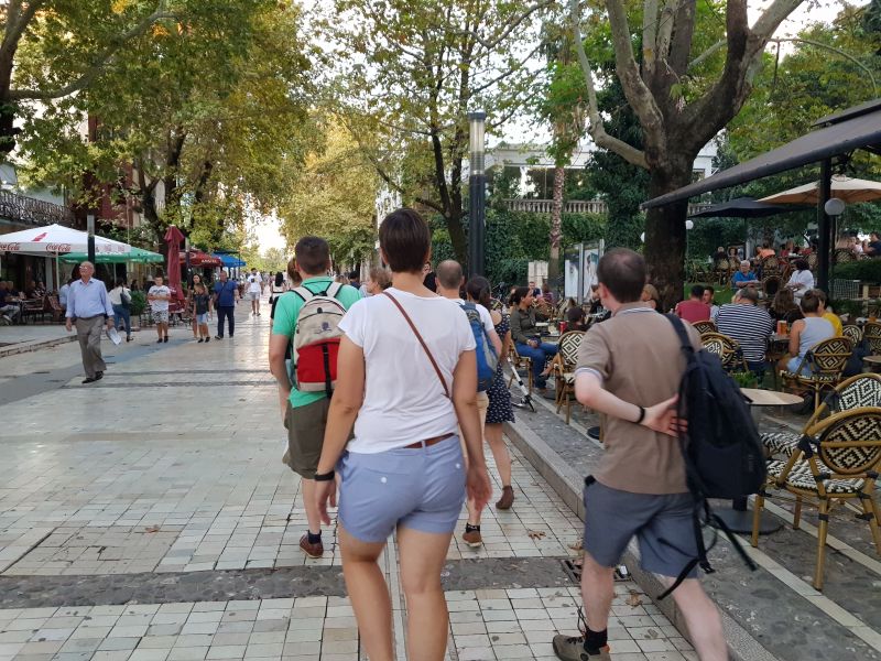 City center pedestrian streets 市中心步行街