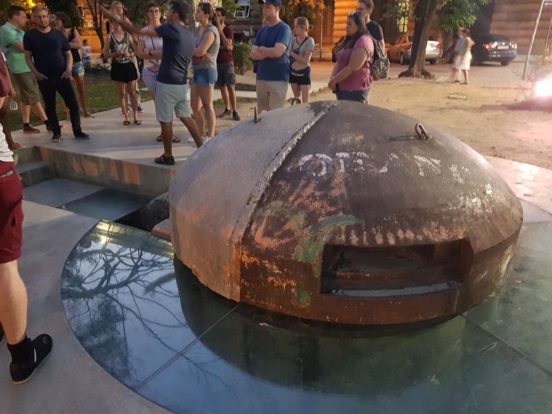 Bunker in Tirana city center 地拉那市中心地堡