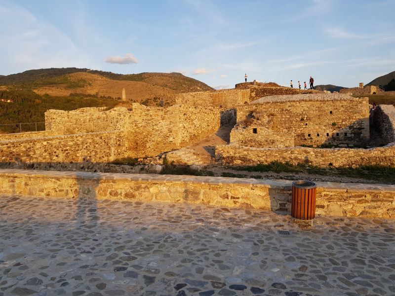 Prizren fortress 山顶的古堡垒