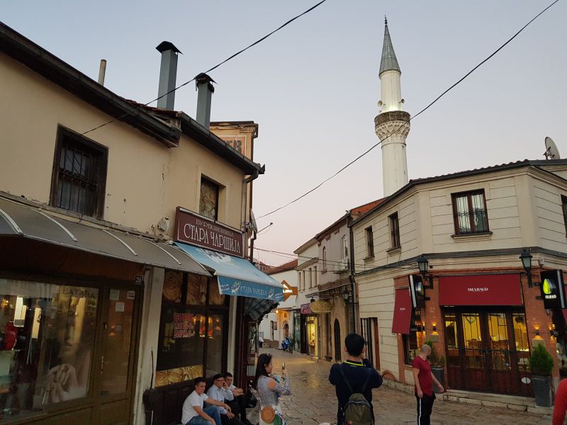 The old town of Skopje 斯克里普老城区