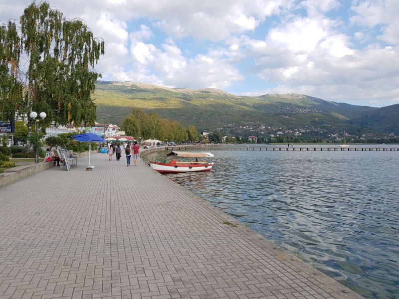 Ohrid Lake front 奥赫里德湖前岸