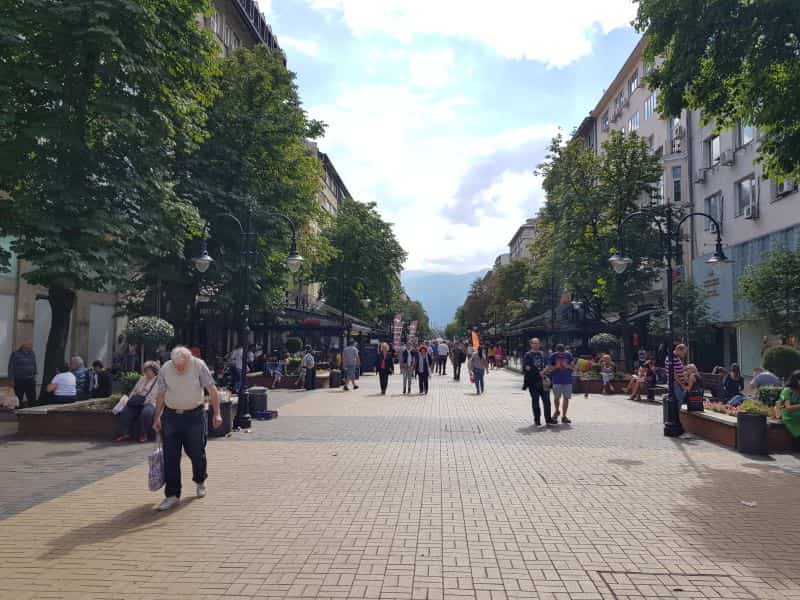 Vitosha Boulevard 市中心步行街