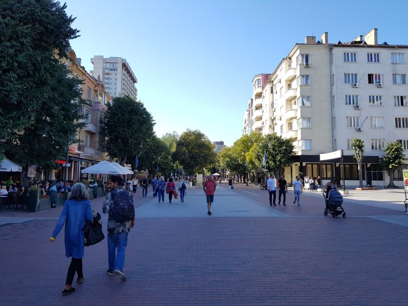 Varna pedestrian streets 瓦尔纳步行街