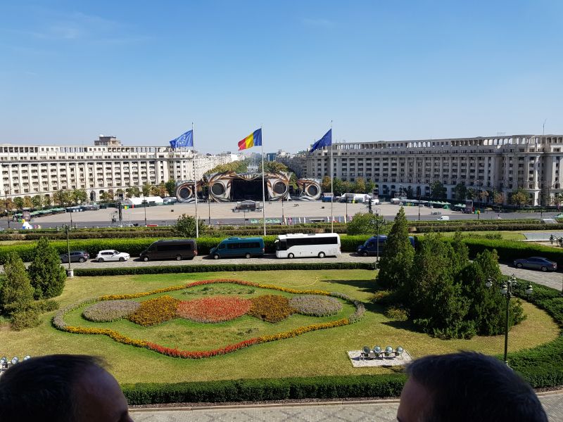 Bulevardul Unirii, a major thoroughfare in central Bucharest