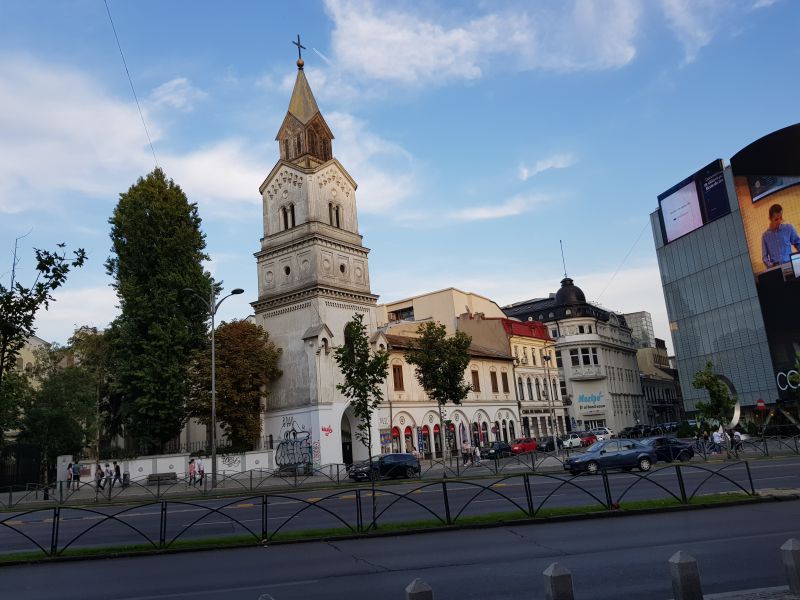 Baratia (The Brotherhood) Church, oldest romano-catholic church in Bucharest