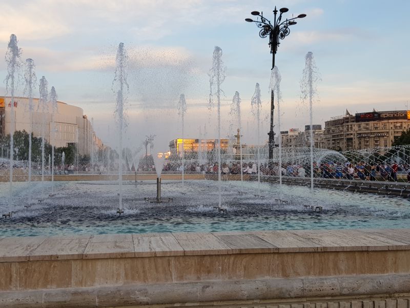 Union Square, world longest choreographed fountain system