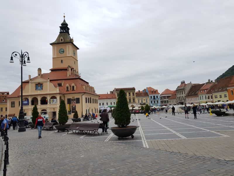 Brasov City Hall in Council Square