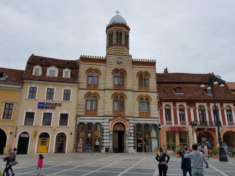 Orthodox church in Sfatului, Council Square of Brasov