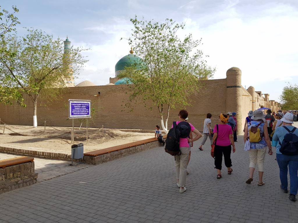 Old city streets, Khiva 希瓦的老街道