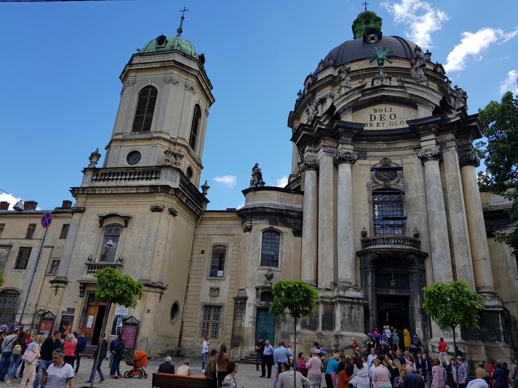 Dominican Cathedral, baroque monastery now a Catholic church 老天主教堂