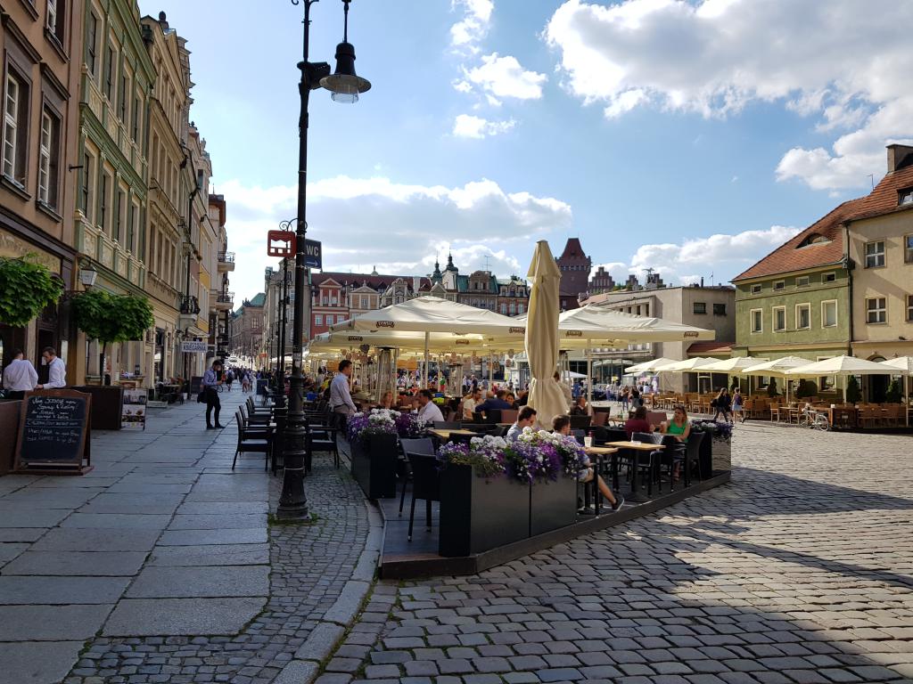 Old Town square outdoor café 老城区广场咖啡馆