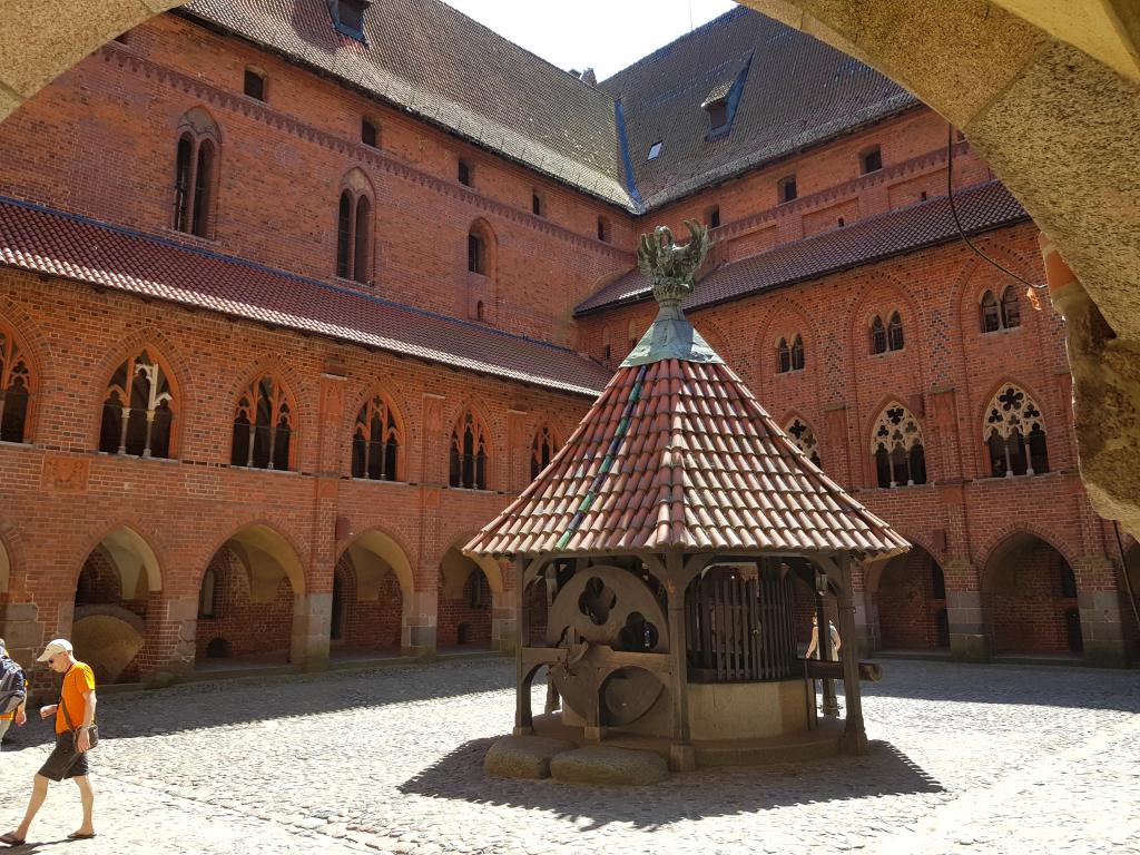 Courtyard in the Malbork Castle 城堡内庭院