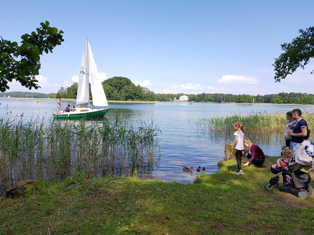 Trakai Lakes in summer 夏天的特拉凯湖