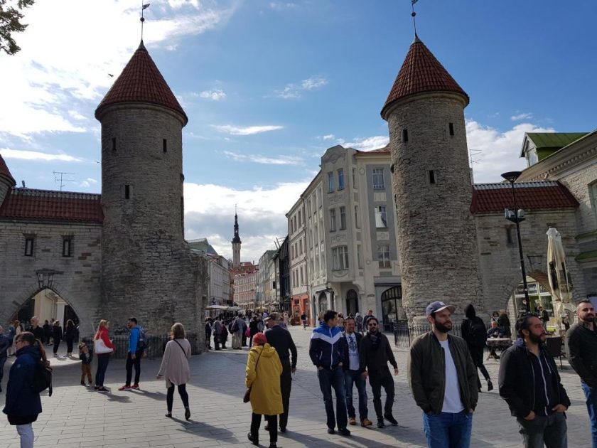 Viru Gate, Tallinn Old Town 爱沙尼亚老城的老城门