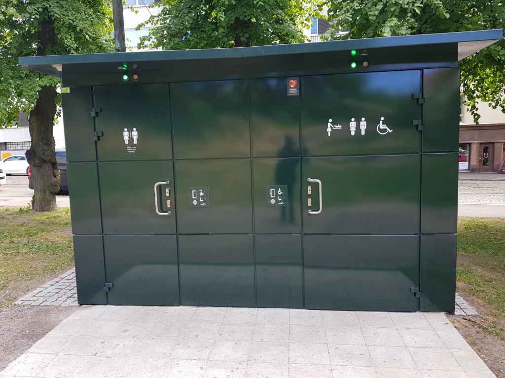 Helsinki public toilet 赫尔辛基公共厕所