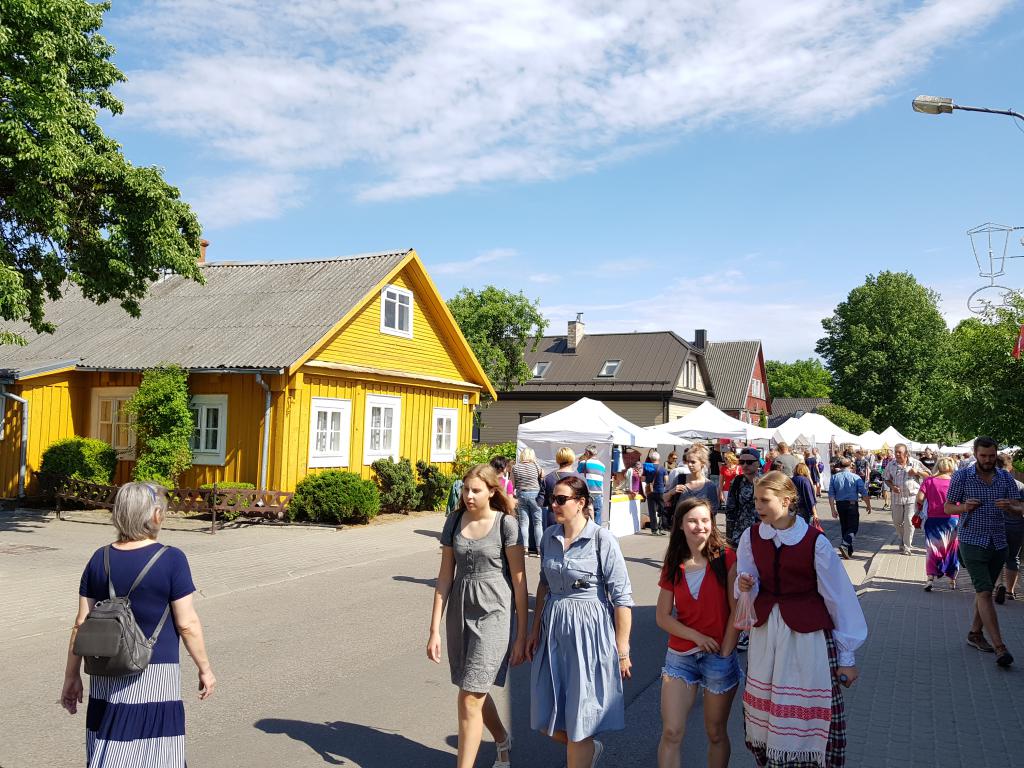 The old wooden houses of Trakai 特拉凯老木房子