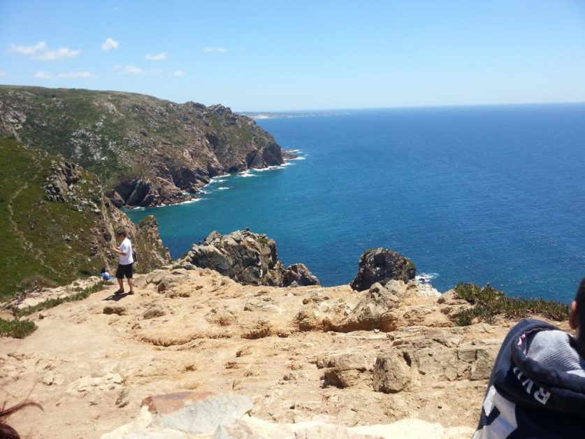 Sea view of the Portuguese coastline 葡萄牙海岸线景观