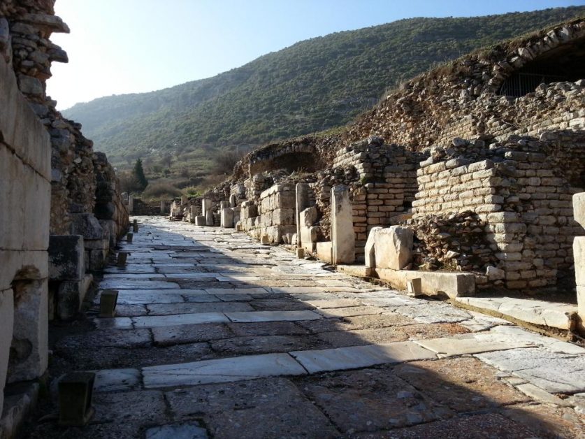 The Curetes Street of ancient Ephesus 以弗所古城大理石街道