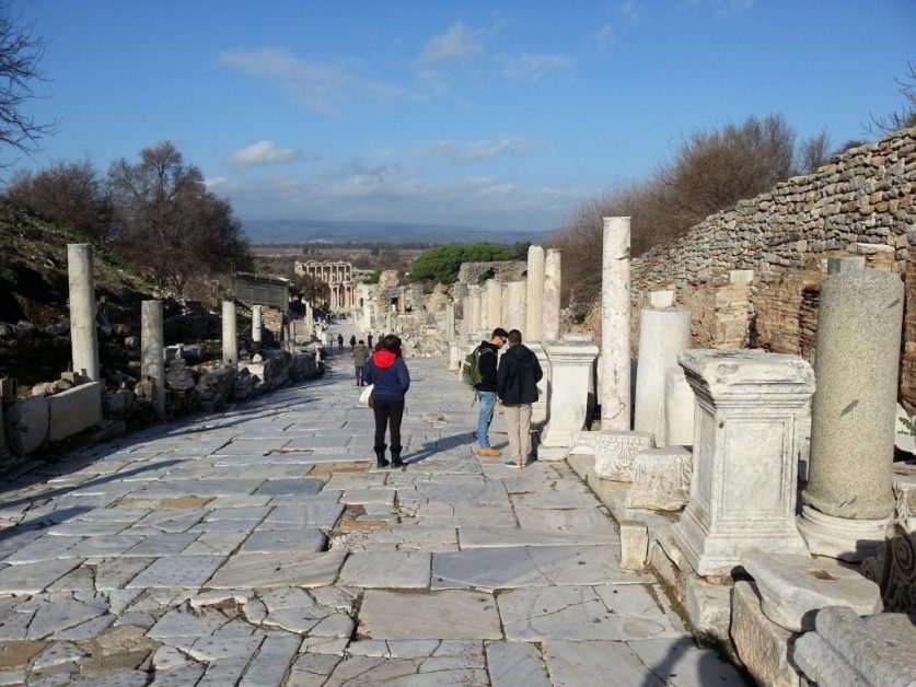 The Curetes Street of ancient Ephesus 以弗所古城大理石街道