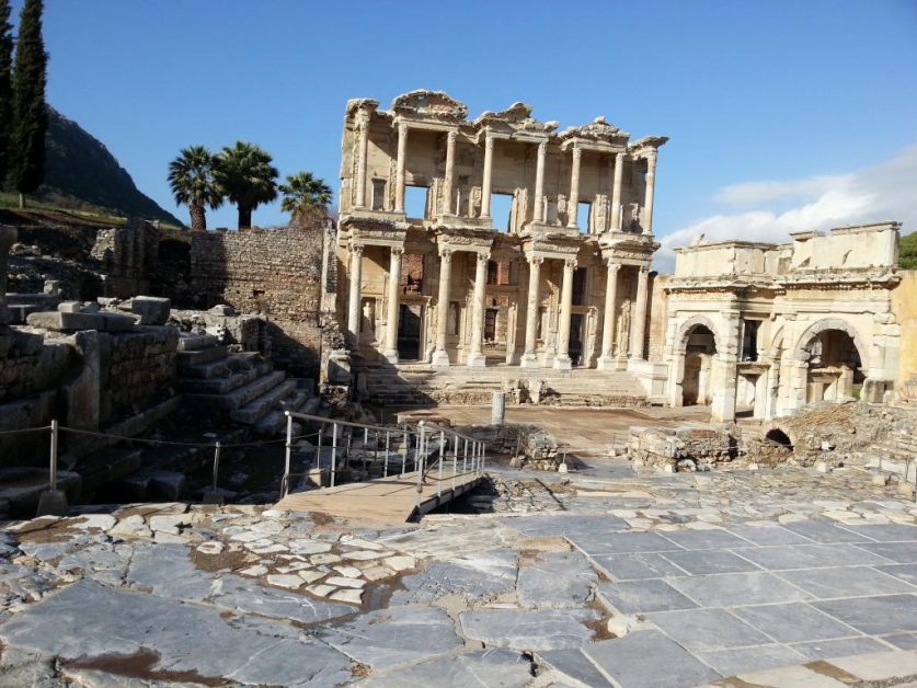 Celsus Library, 2nd century library ruins, Ephesus 二世记古罗马图书馆遗迹