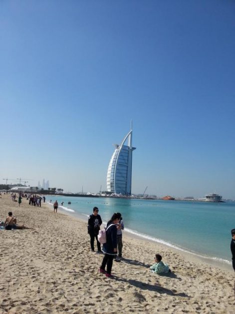 The iconic Burj Al Arab Hotel 迪拜地标豪华帆船酒店