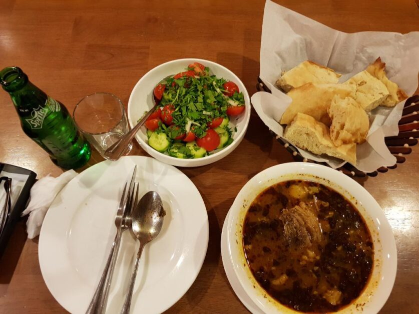 A Georgian meal