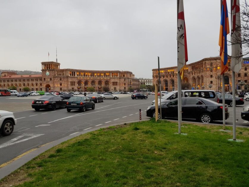 Republic Square, in the city center of Yerevan