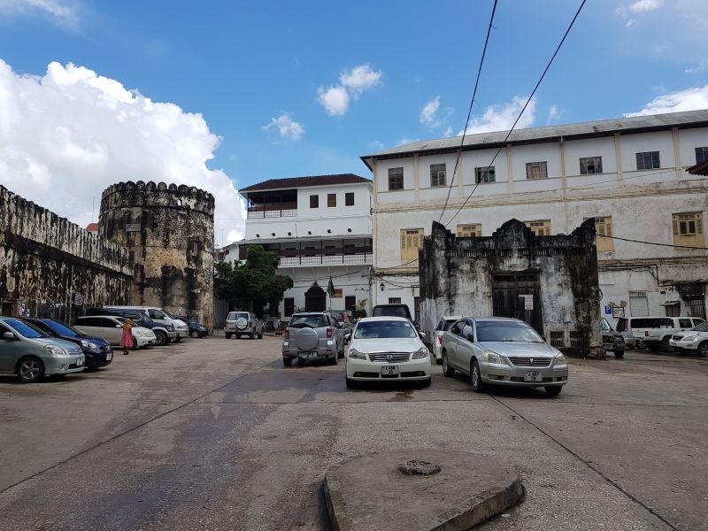 The old city wall of Stone Town 石城的古城墙 