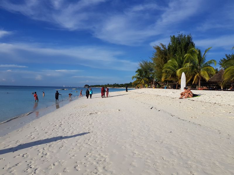 Nungwi Beach on Zanzibar island 桑給巴尔岛北的南威滩