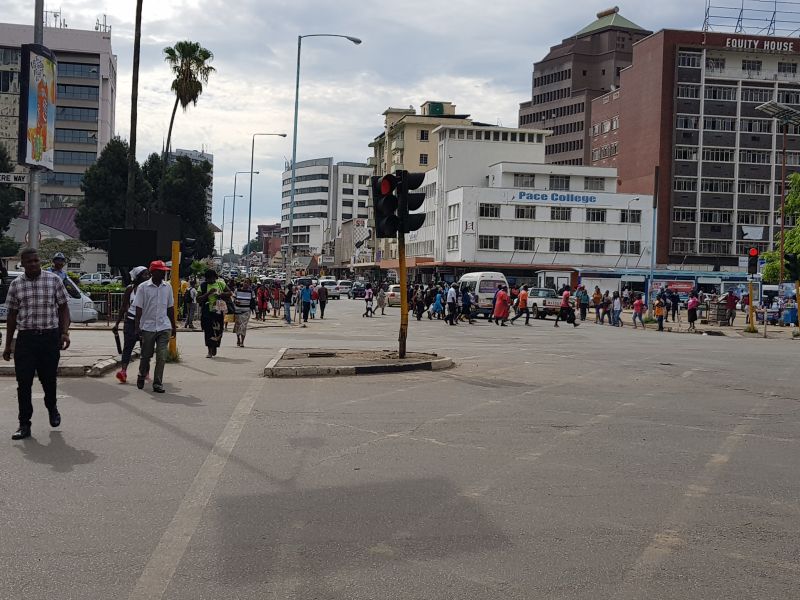 Harare city center 哈拉雷市中心