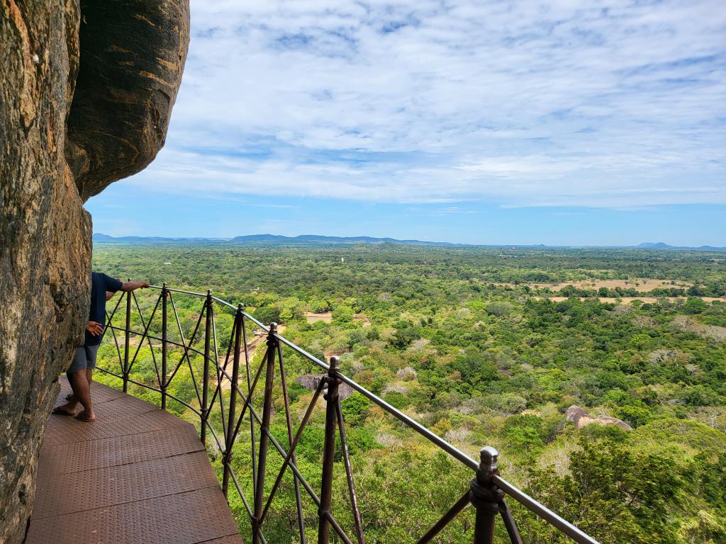 View from atop Sigiriya Rock Fortress