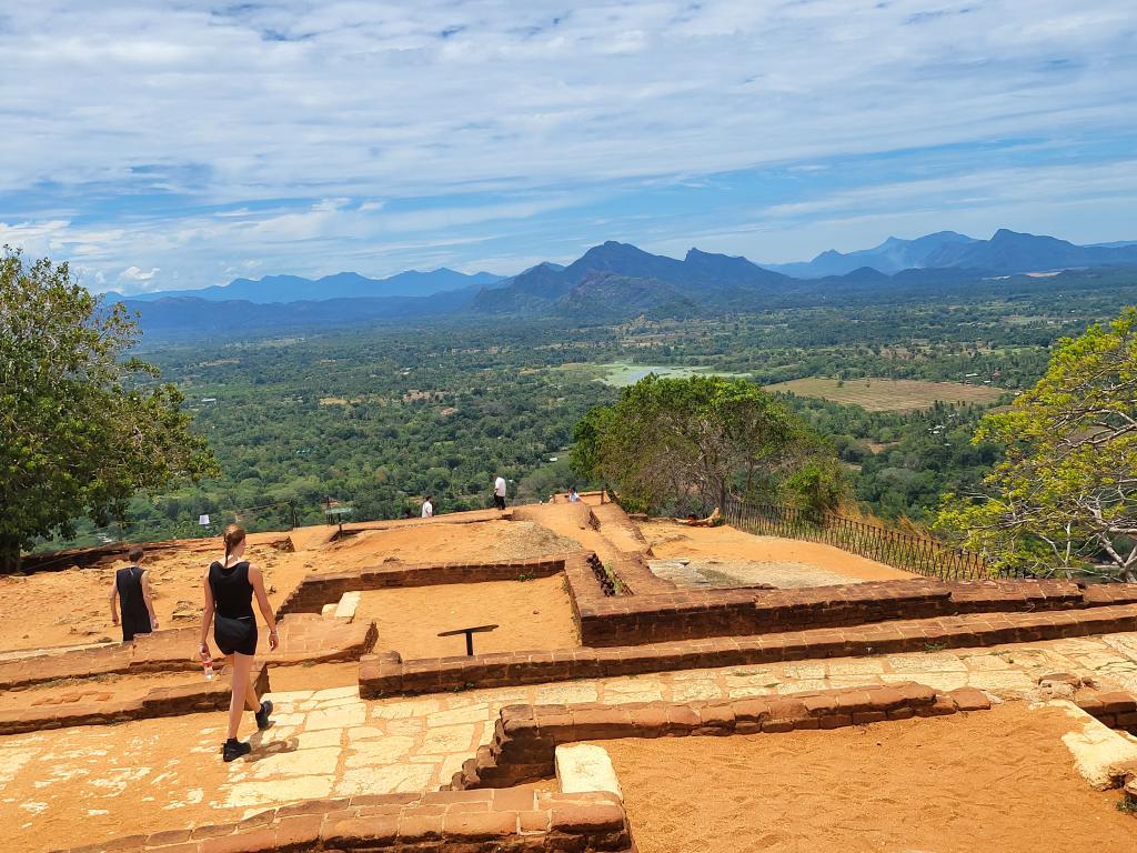 Atop Sigiriya Rock Fortress