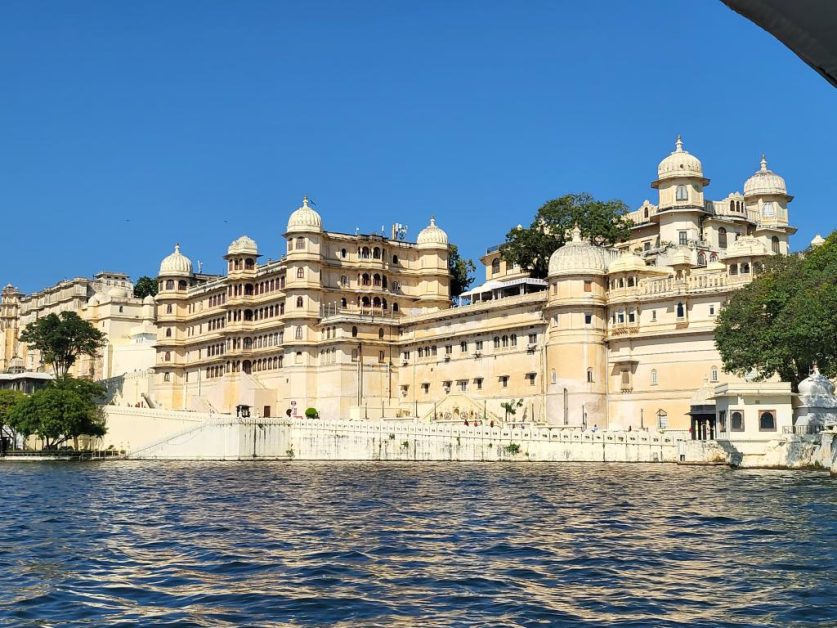 City Palace, on the shore of Lake Pichola 