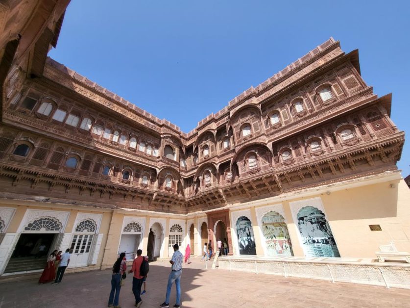 Courtyard of Mehrangarh Fort