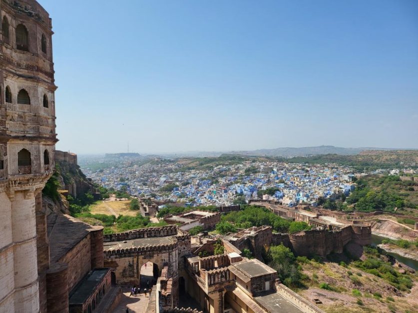 The blueness of Jodhpur city seen from the Mehrangarh Fort