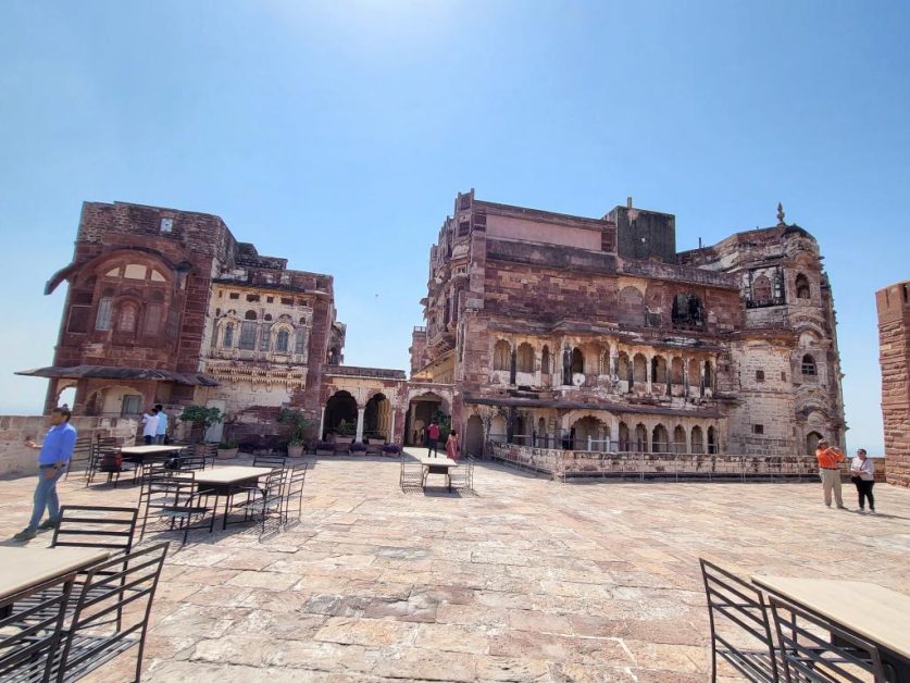 Up in Mehrangarh Fort