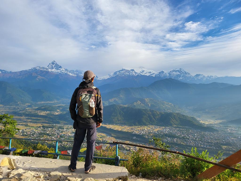 Staring at the roof of  world, some of the highest peaks of the Himalayas