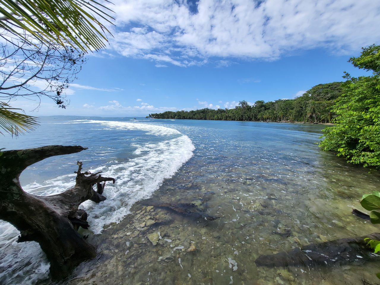 Beautiful Bay, near Surfers' Beach, Carenero Island