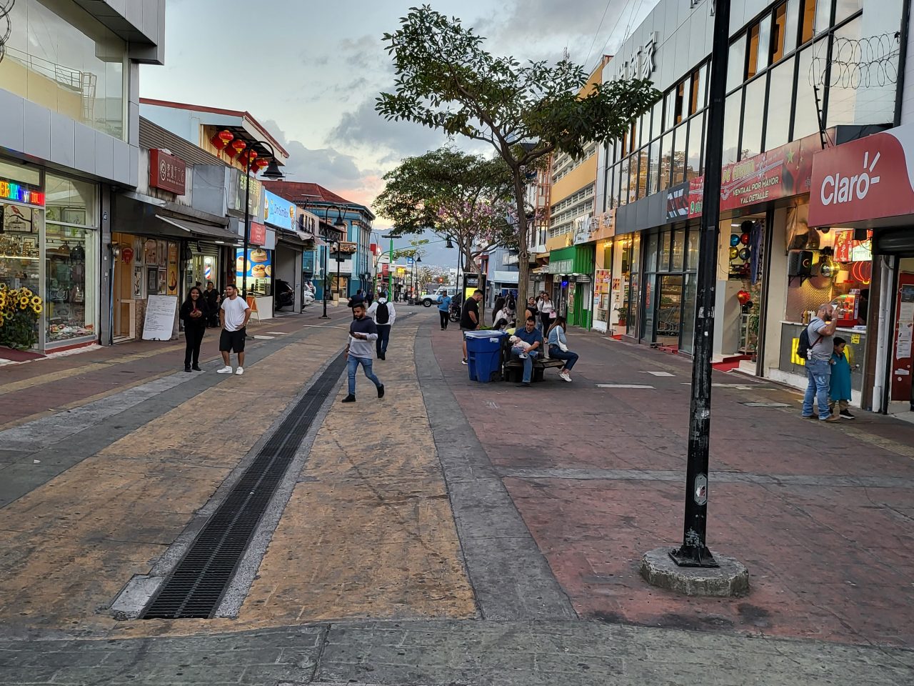 Calle 9 pedestrian shopping street