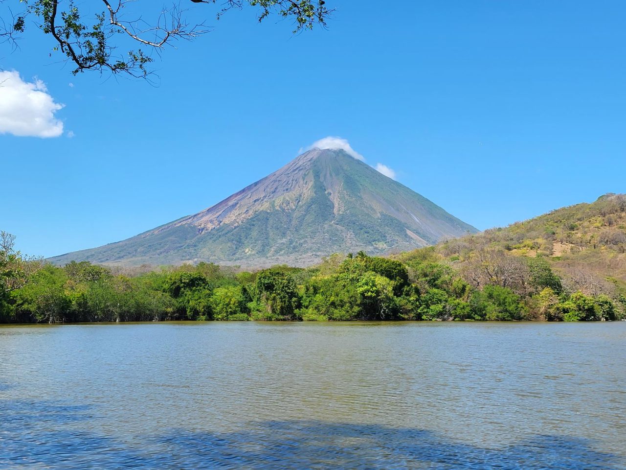 Volcan Concepcion, seen from Charco Verde, Ometepe