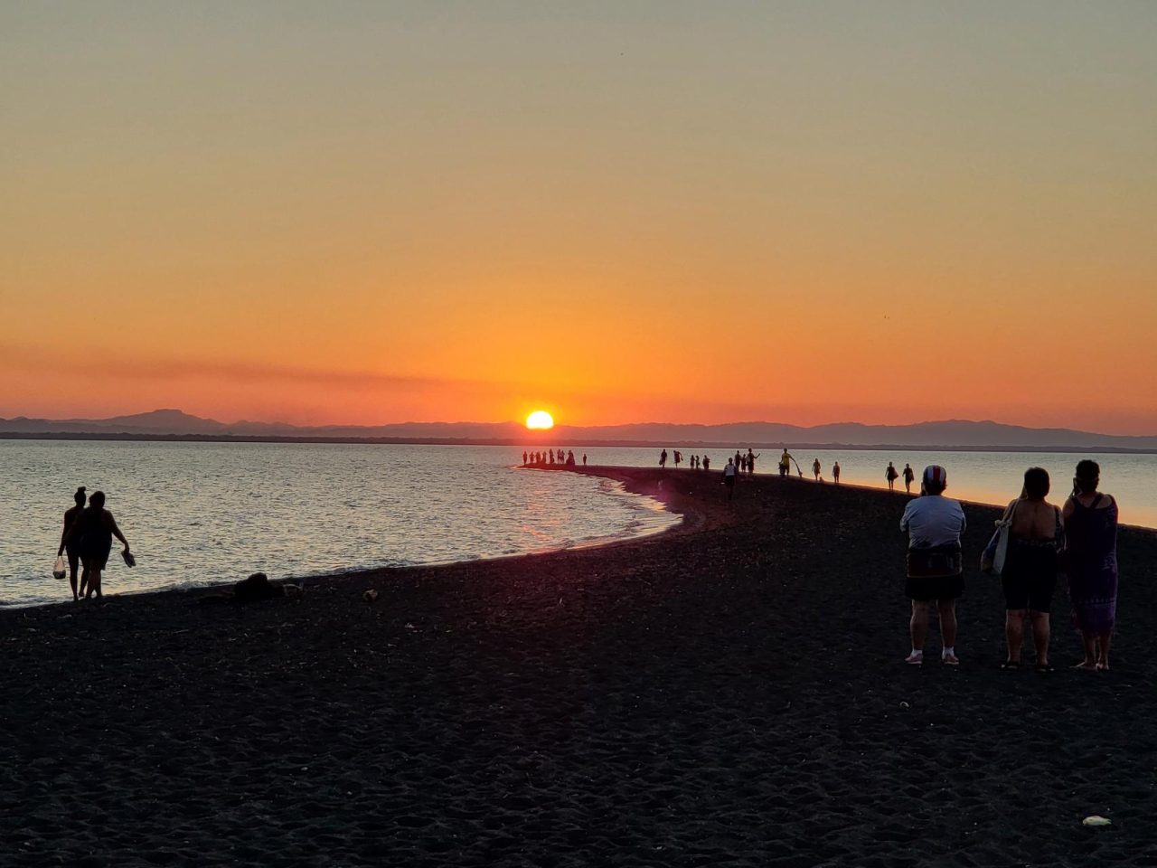 Beautiful sunset at Punta Jesus Maria