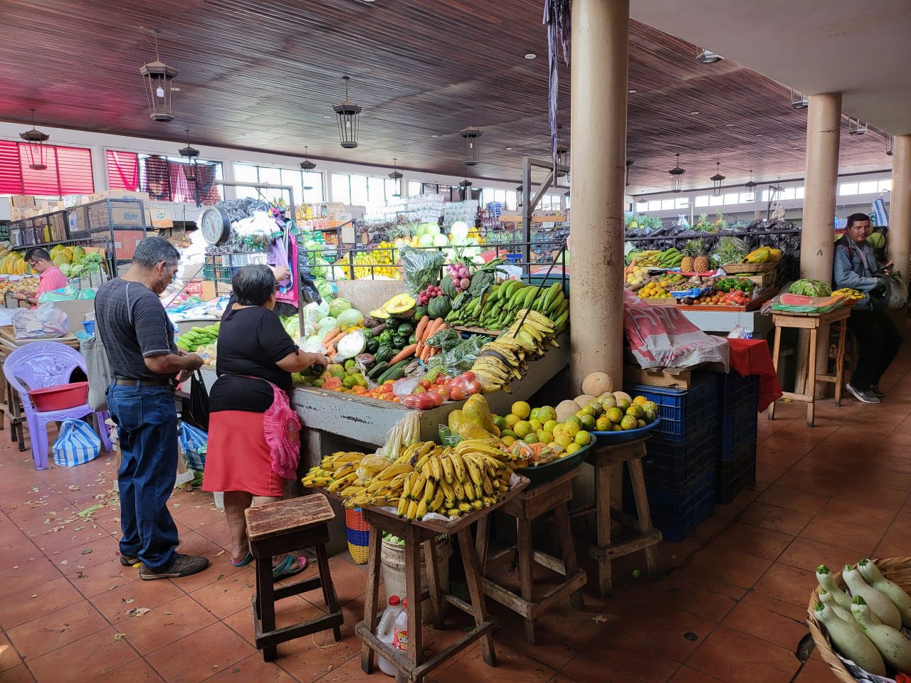 Fresh produce in the central market 