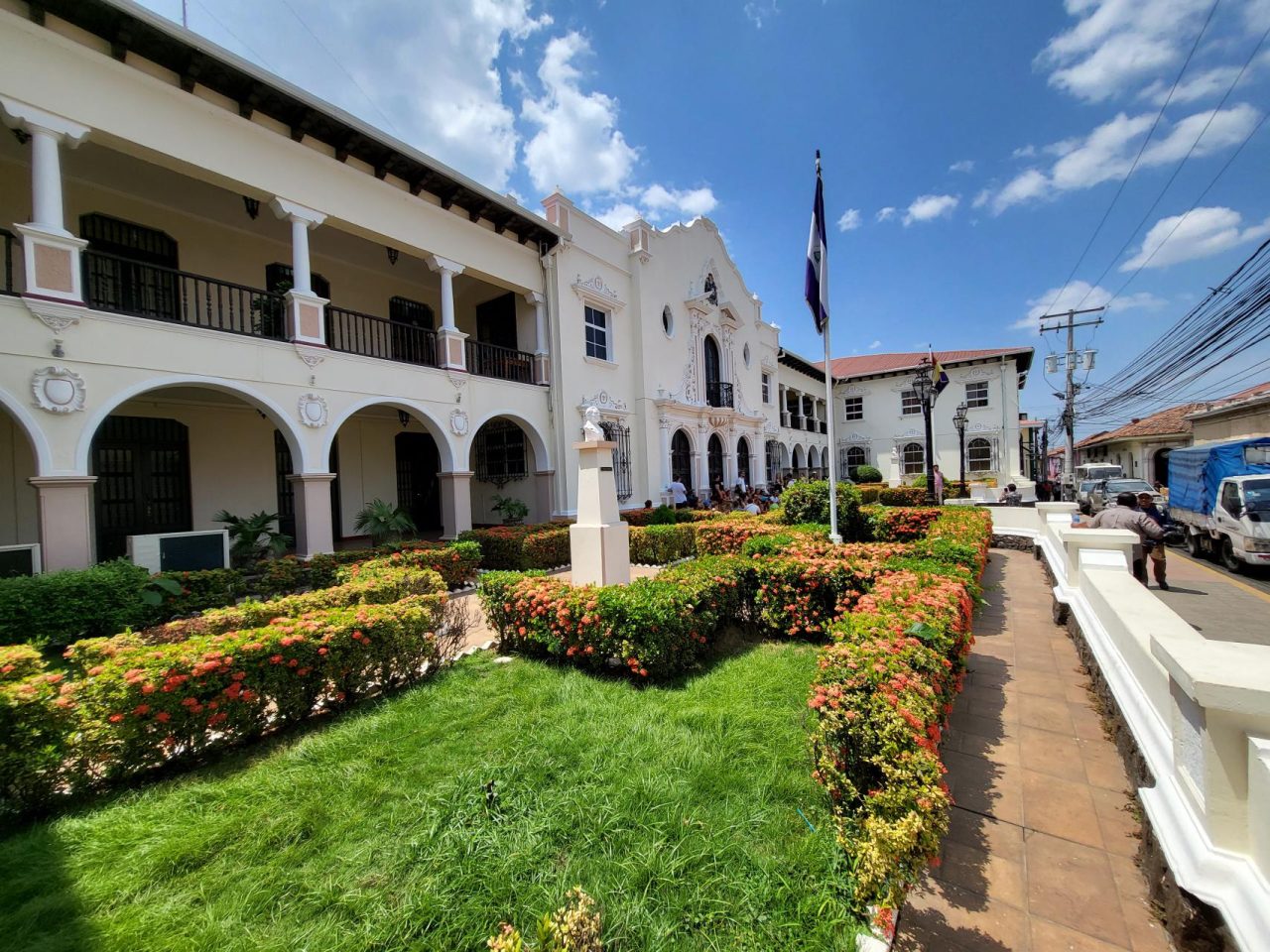 Colonial-styled buildings of the National Autonomous University, founded in 1812, the oldest in the country 