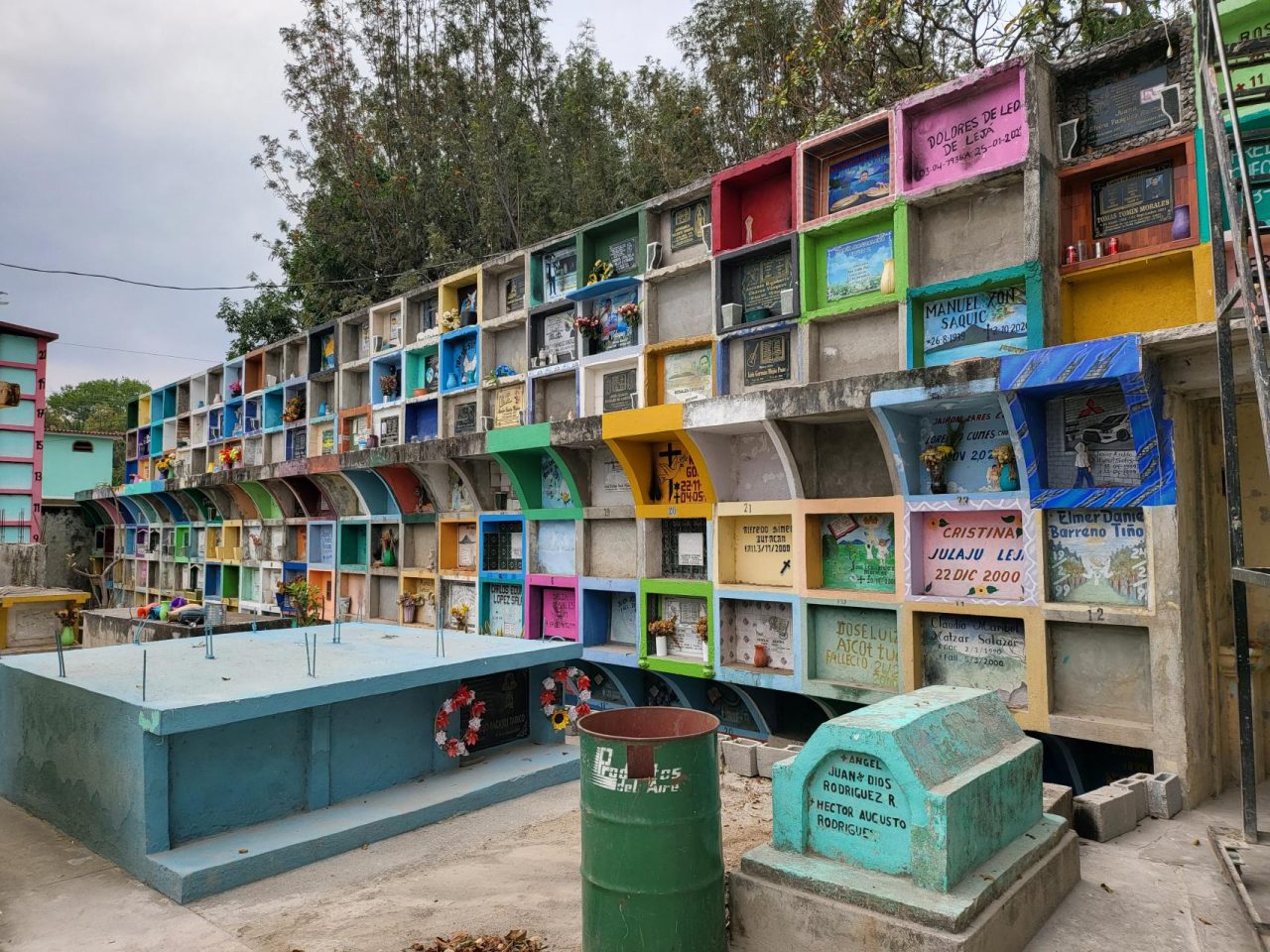 Cemetery in Panajachel, Lake Atitlan