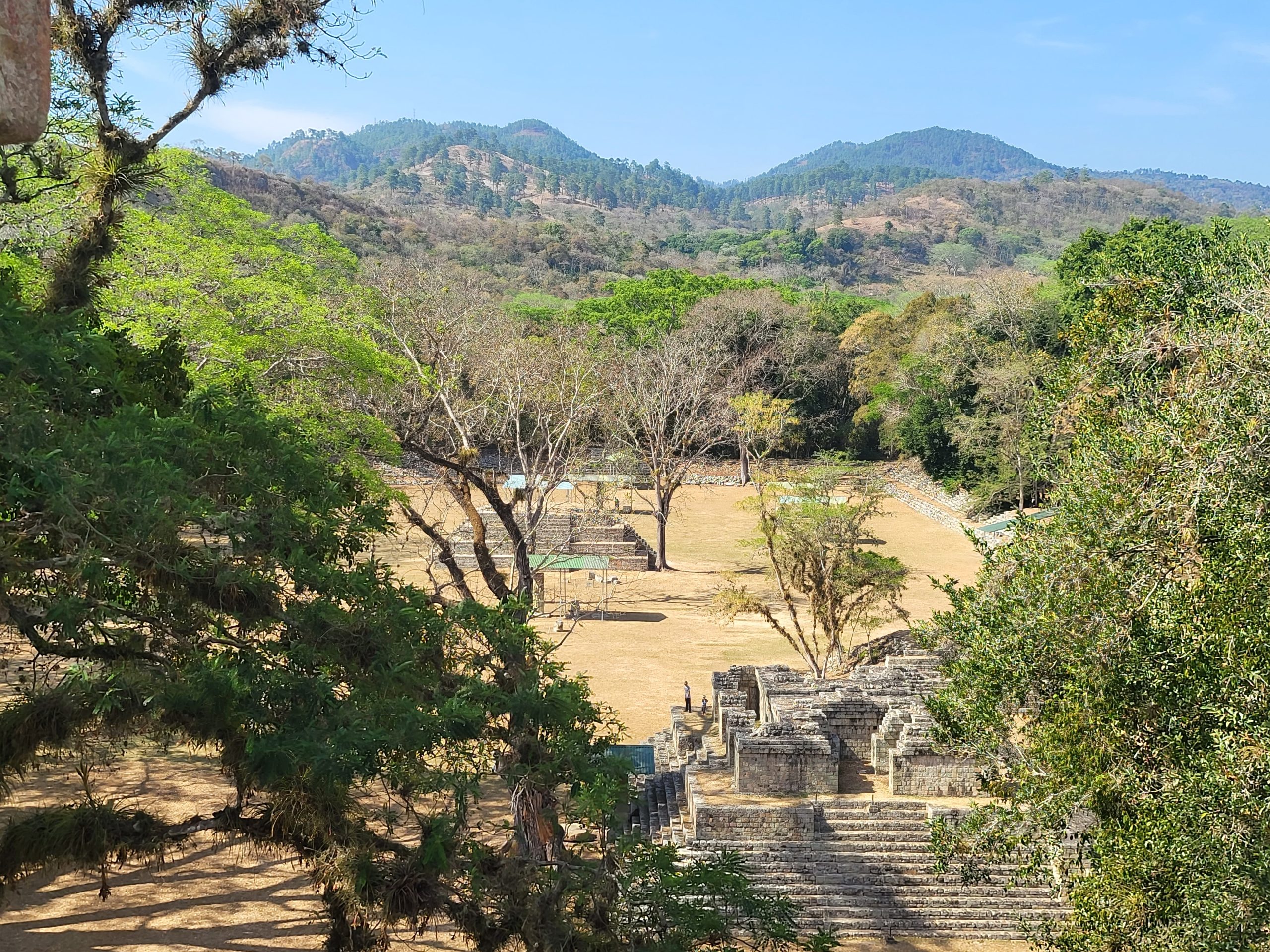 The main complex of Copan Ruinas