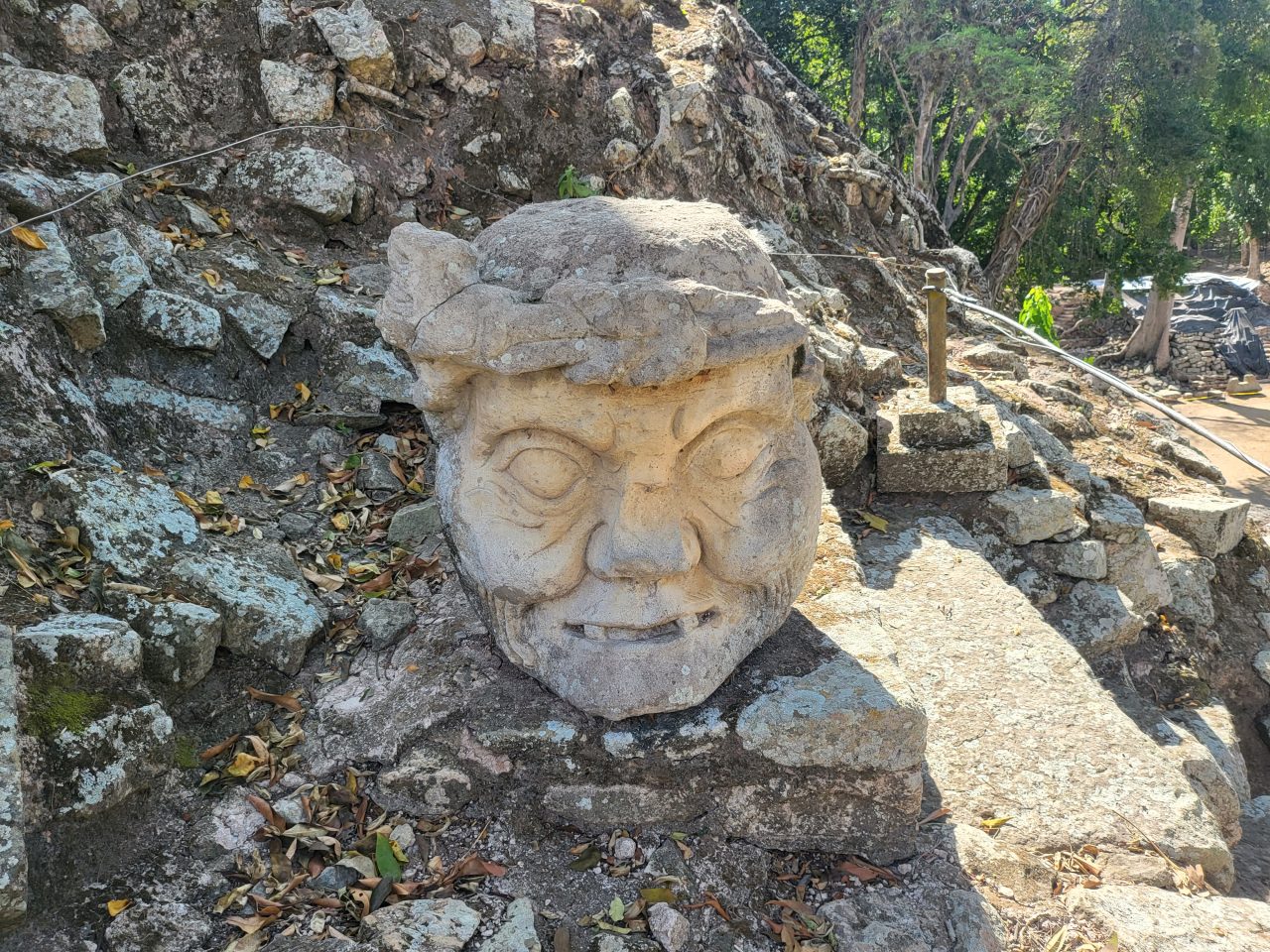 Old man head, Copan Ruinas