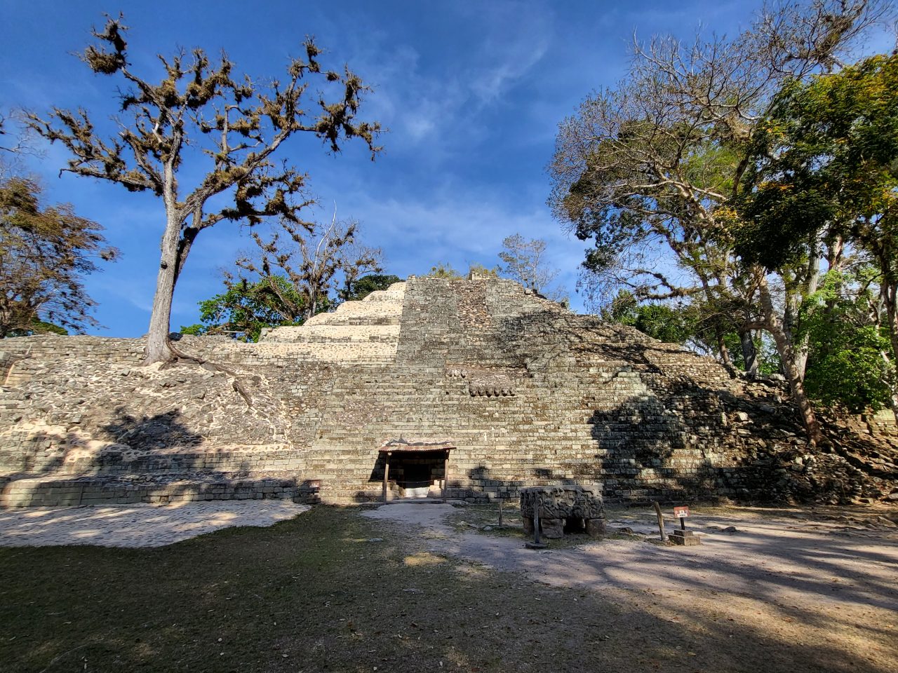 A temple in Copan Ruinas