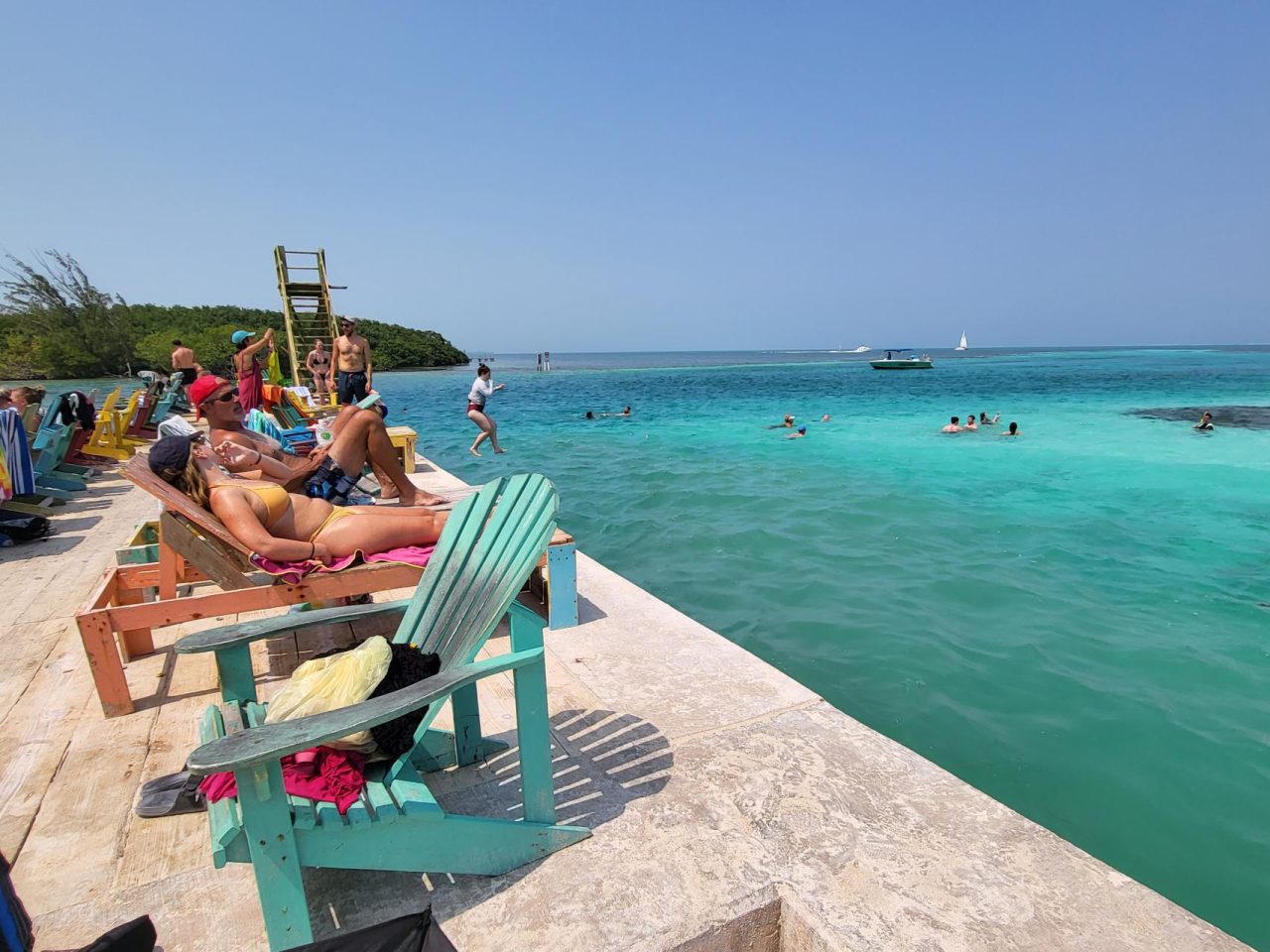 The intoxicating colors of the water at The Split