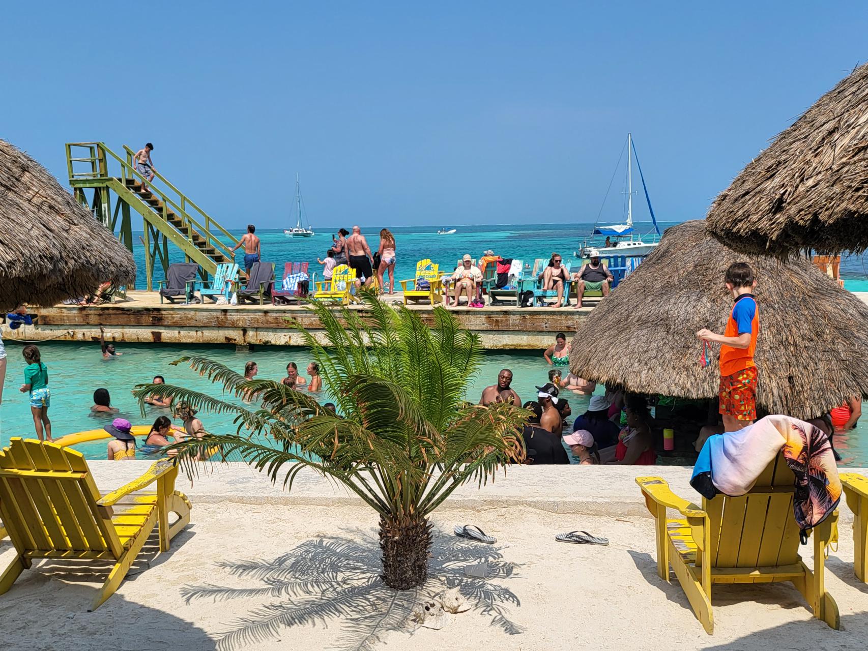 Party at The Split, Caye Caulker