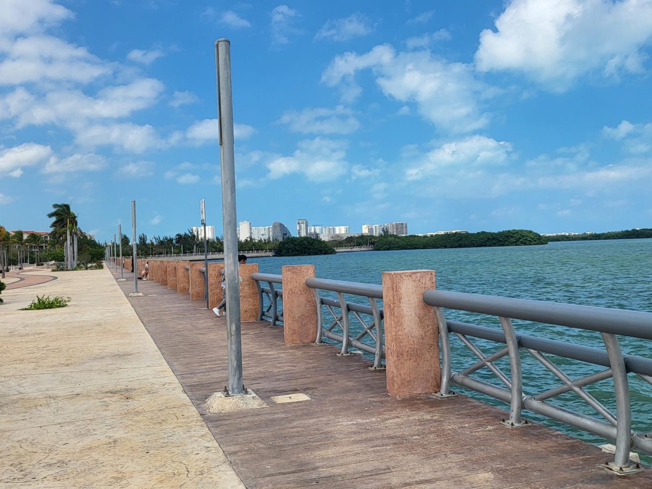 Cancun city center waterfront